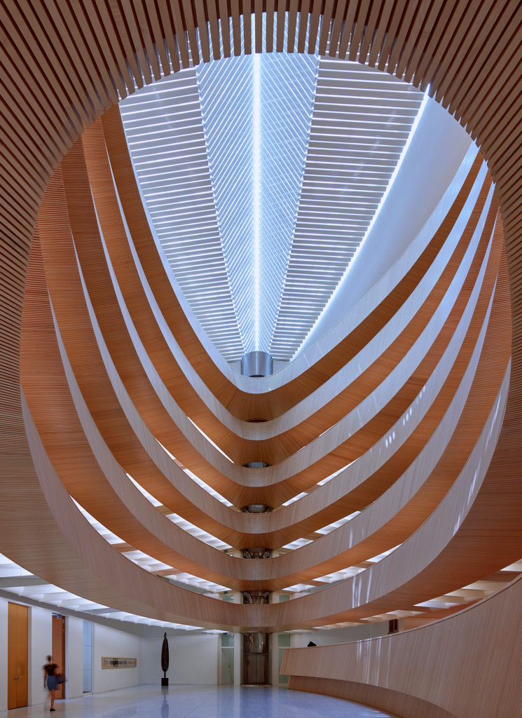 Rechtswissenschaftliche Bibliothek, Zürich, Santiago Calatrava, Institutsbibliothek